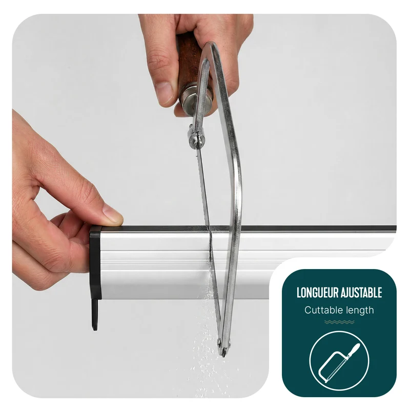 Store moustiquaire pour fenetre enroulable et recoupable en aluminium L150 x H160 cm Blanc