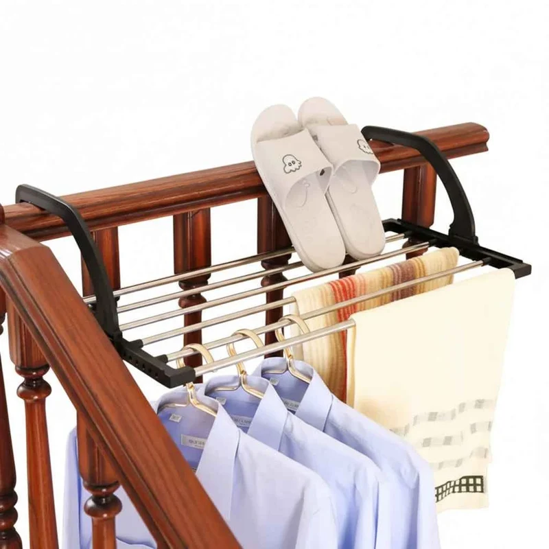 Étendoir à linge pour radiateur inox suspendu