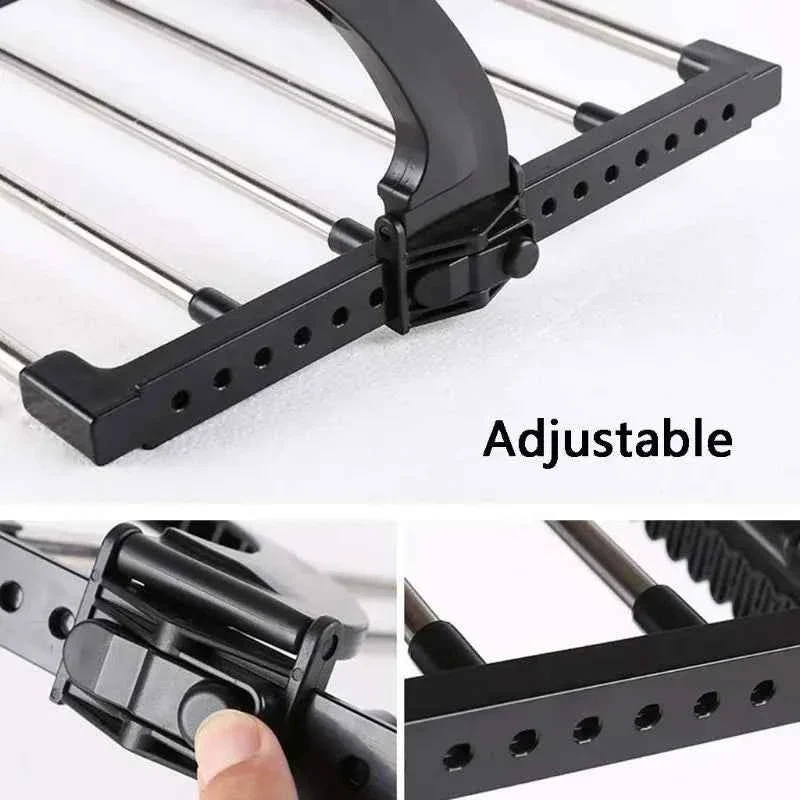 Étendoir à linge pour radiateur inox suspendu
