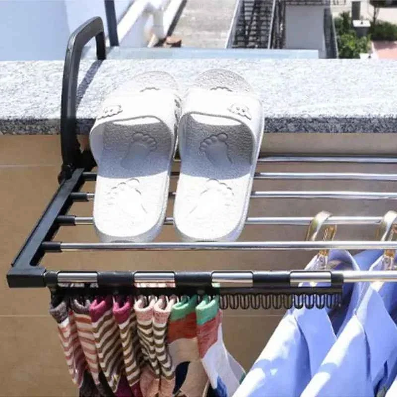 Étendoir à linge pour radiateur inox suspendu