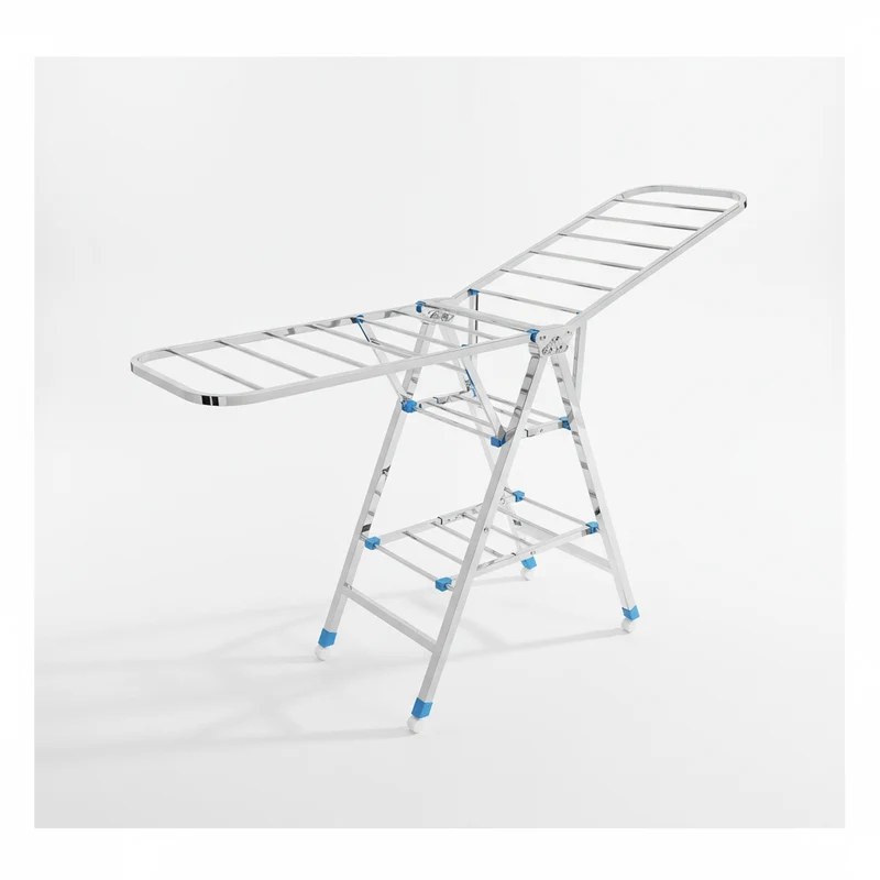 Étendoir à linge pliable inox intérieur extérieur