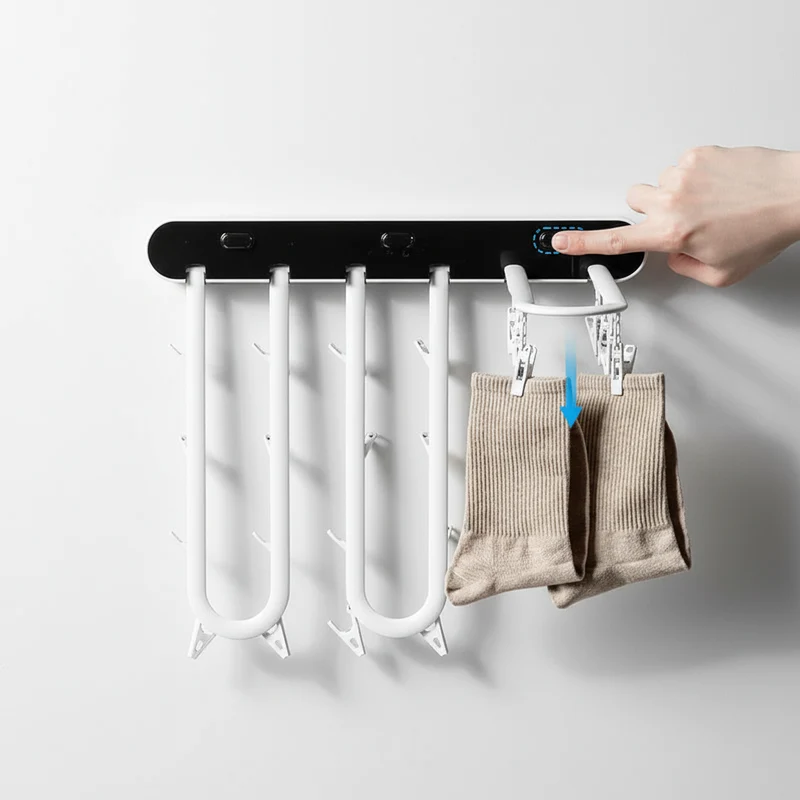 Étendoir à linge mural rabattable pour chaussettes