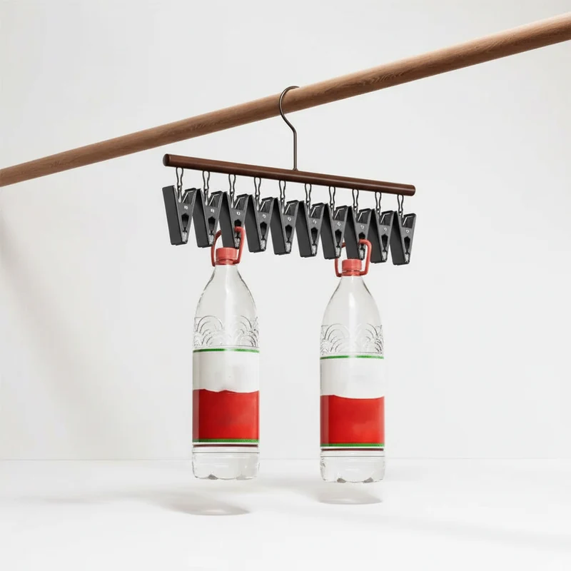 Cintre pour étendoir à linge inox 10 pinces