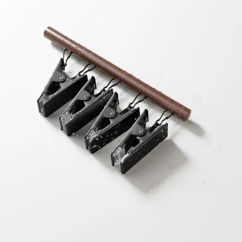 Cintre pour étendoir à linge inox 10 pinces