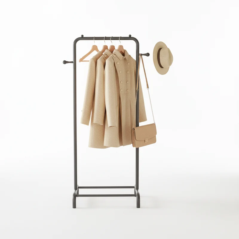 Étendoir à linge pliable avec armoire intégrée