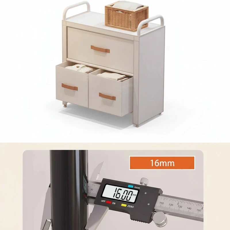 Étendoir à linge pliable avec armoire intégrée