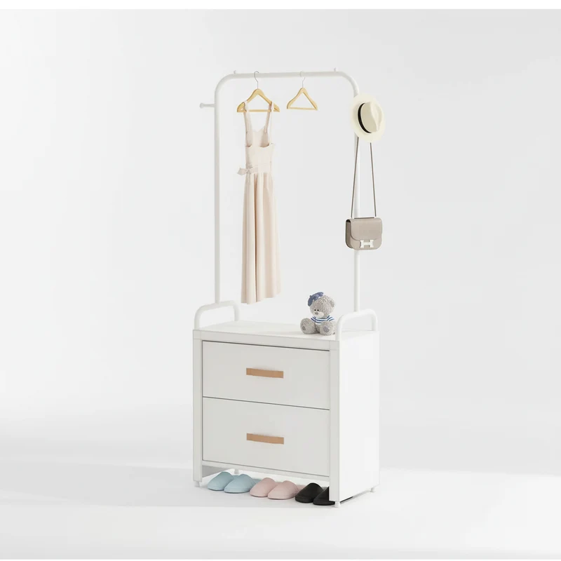 Étendoir à linge pliable avec armoire intégrée