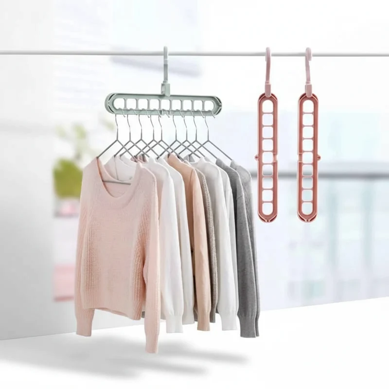 Cintre pour étendoir à linge 9 trous rotatif