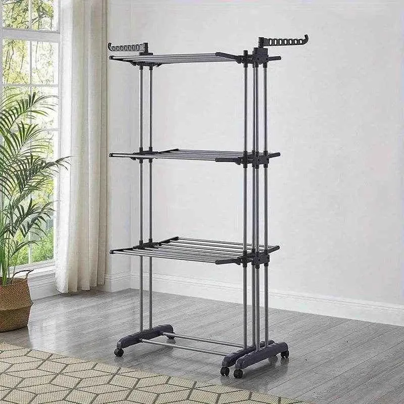 Étendoir à linge tour grand format pliable