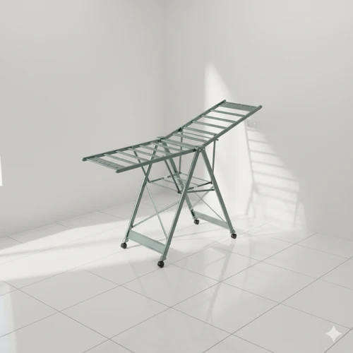 Étendoir à linge pliable extensible en aluminium