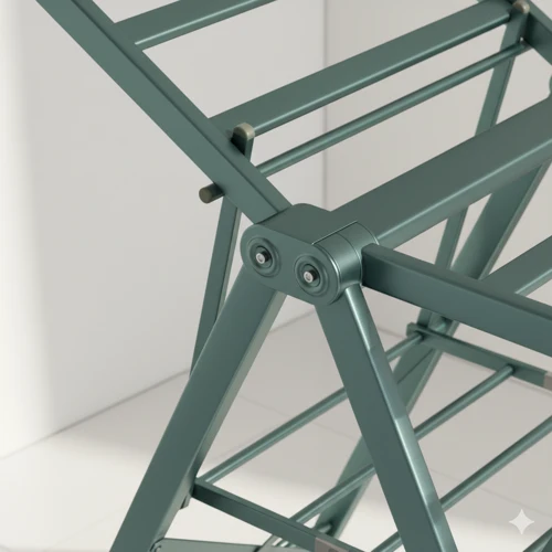 Étendoir à linge pliable extensible en aluminium