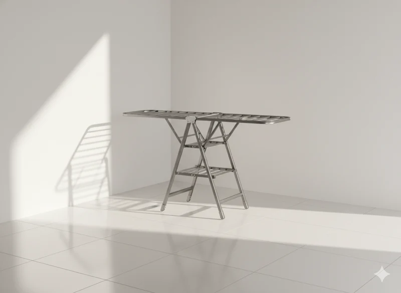 Étendoir à linge pliable en carbone triple surface