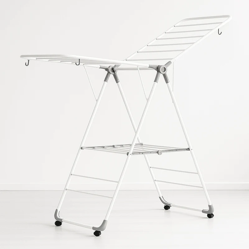 Étendoir à linge intérieur en silicone autoportant