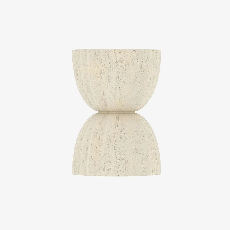Framboise Table d'appoint en magn sie blanche mouchet e