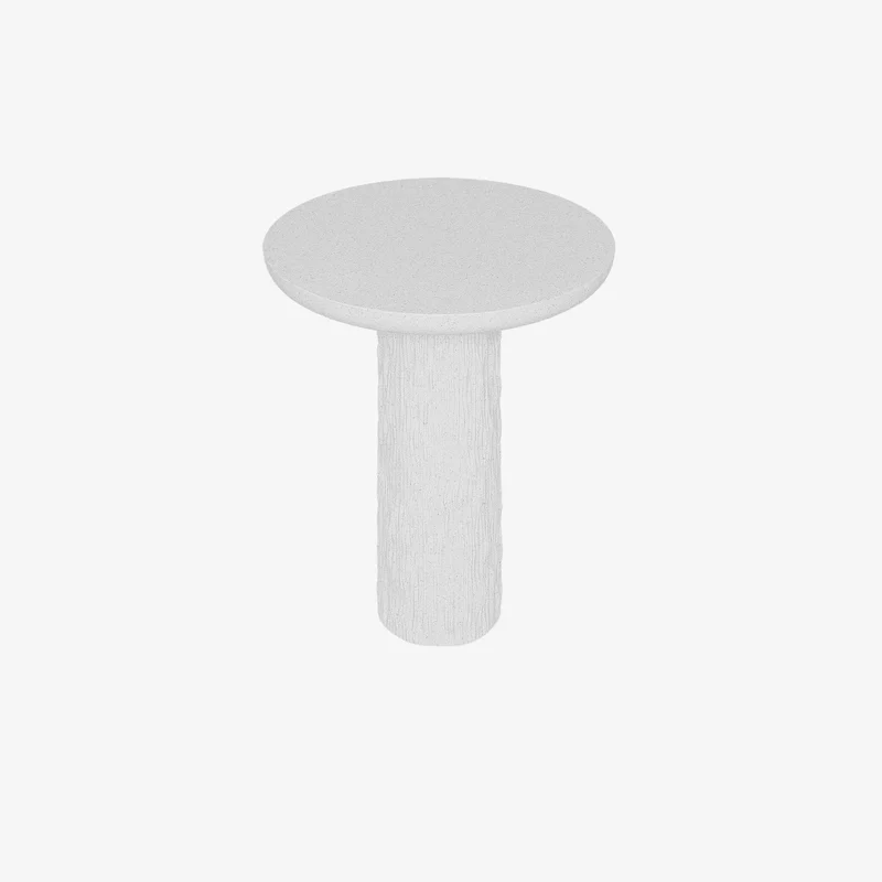Mango Table d appoint blanche mouchet e en magn sie design