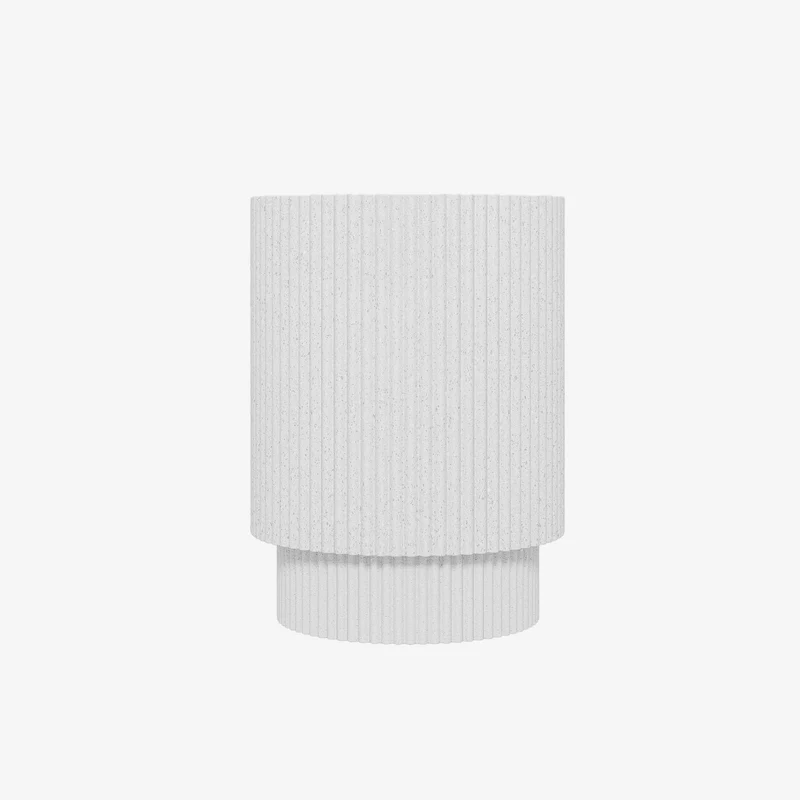 Lys Table d appoint design en magn sie blanc mouchet