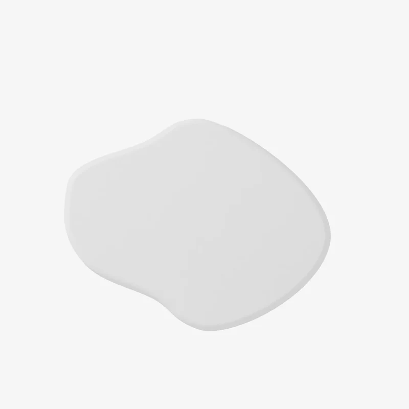 Hortensia Table d appoint contemporaine en magn sie blanche
