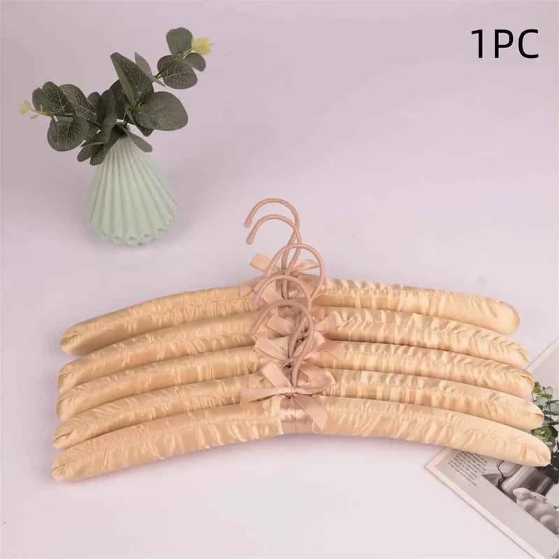 Cintre pour étendoir à linge satin rembourré