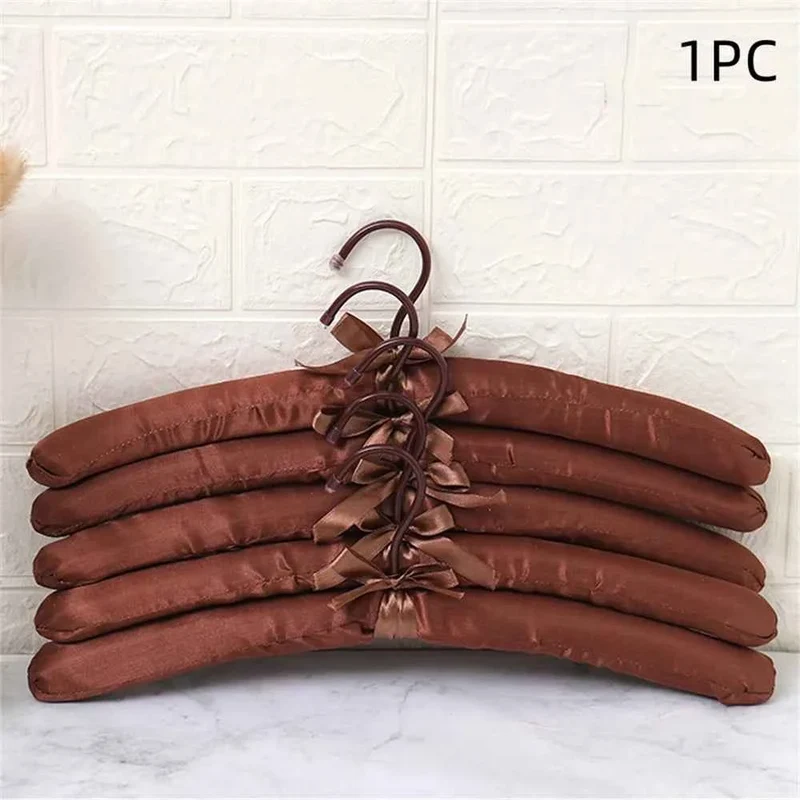 Cintre pour étendoir à linge satin rembourré
