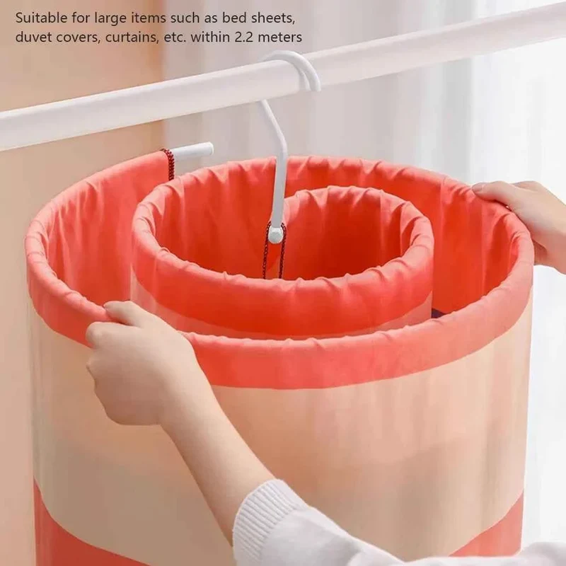 Cintre pour étendoir à linge spirale pliable