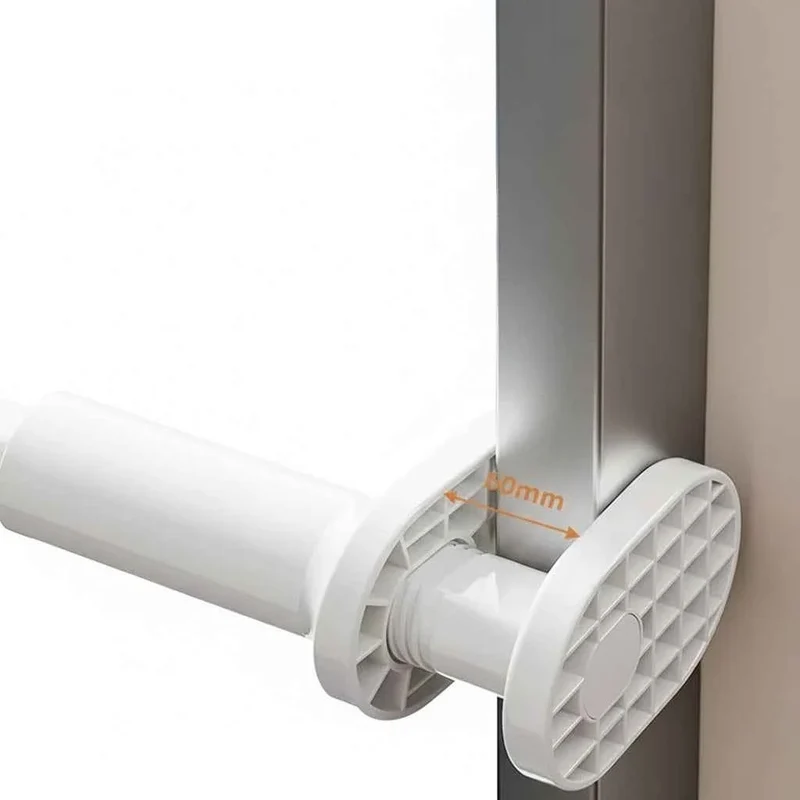 Étendoir à linge pour balcon télescopique sans perçage