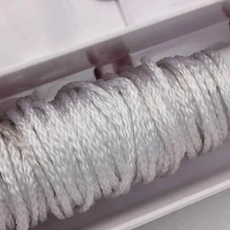 Étendoir à linge mural rétractable 5 fils 3,7 m