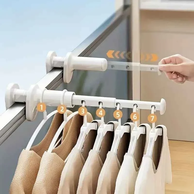 Cintre pour étendoir à linge extensible portable