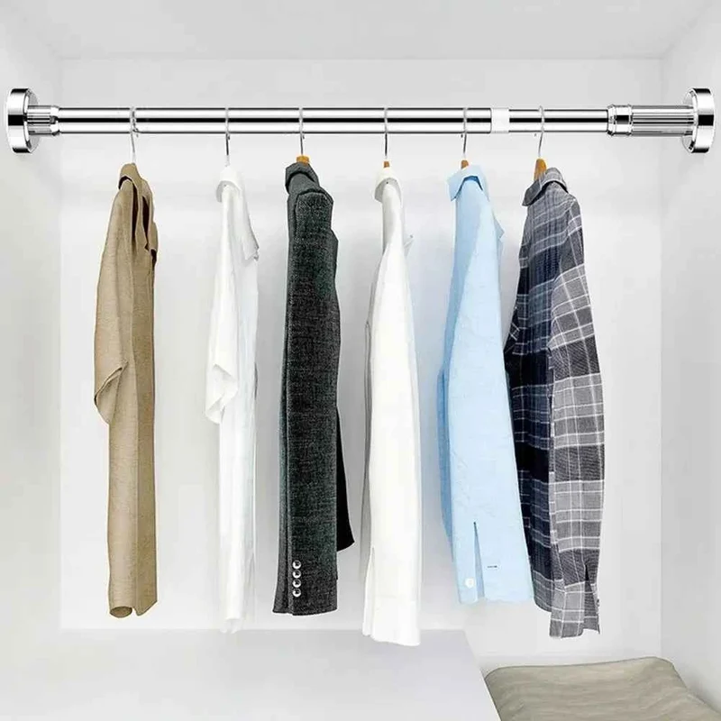 Étendoir à linge intérieur télescopique inox