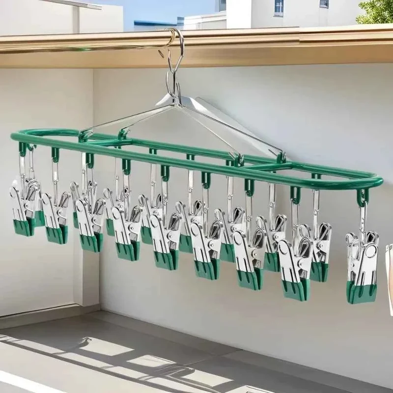 Petit étendoir à linge inox 20 pinces