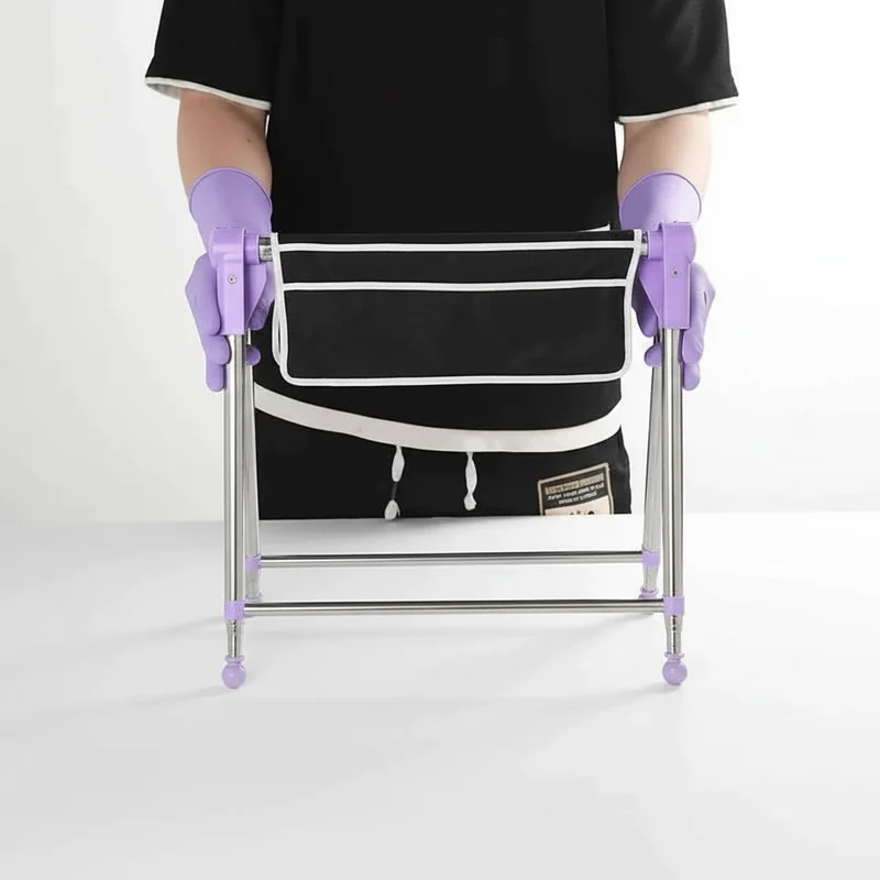 Étendoir à linge pliable inox portable