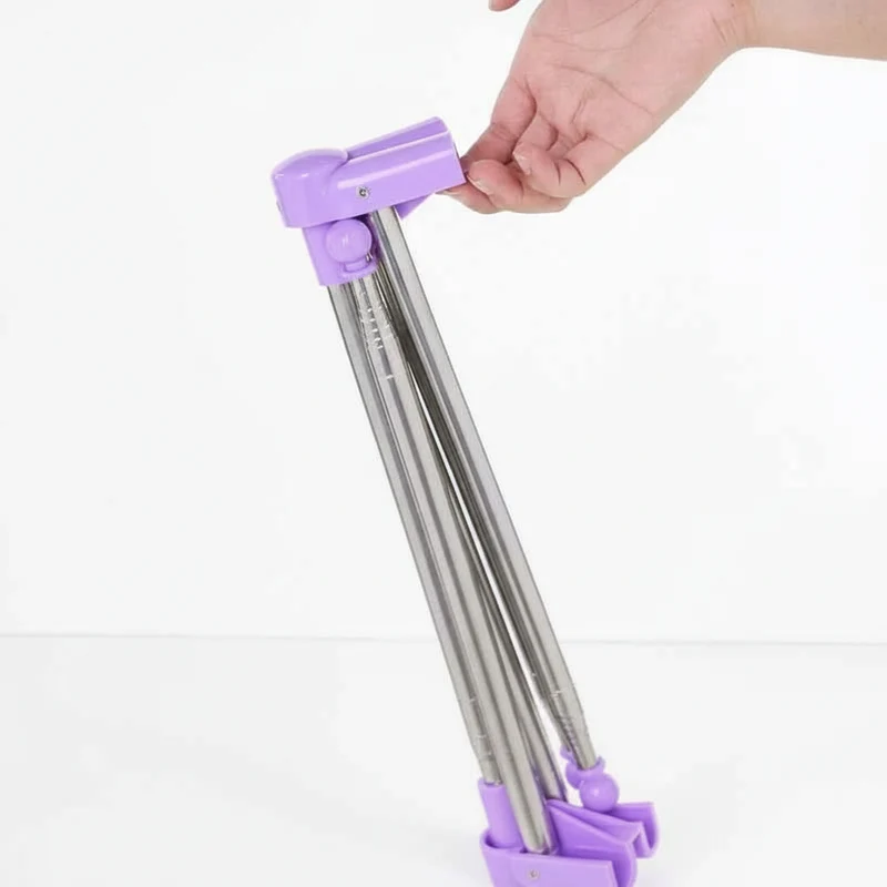 Étendoir à linge pliable inox portable