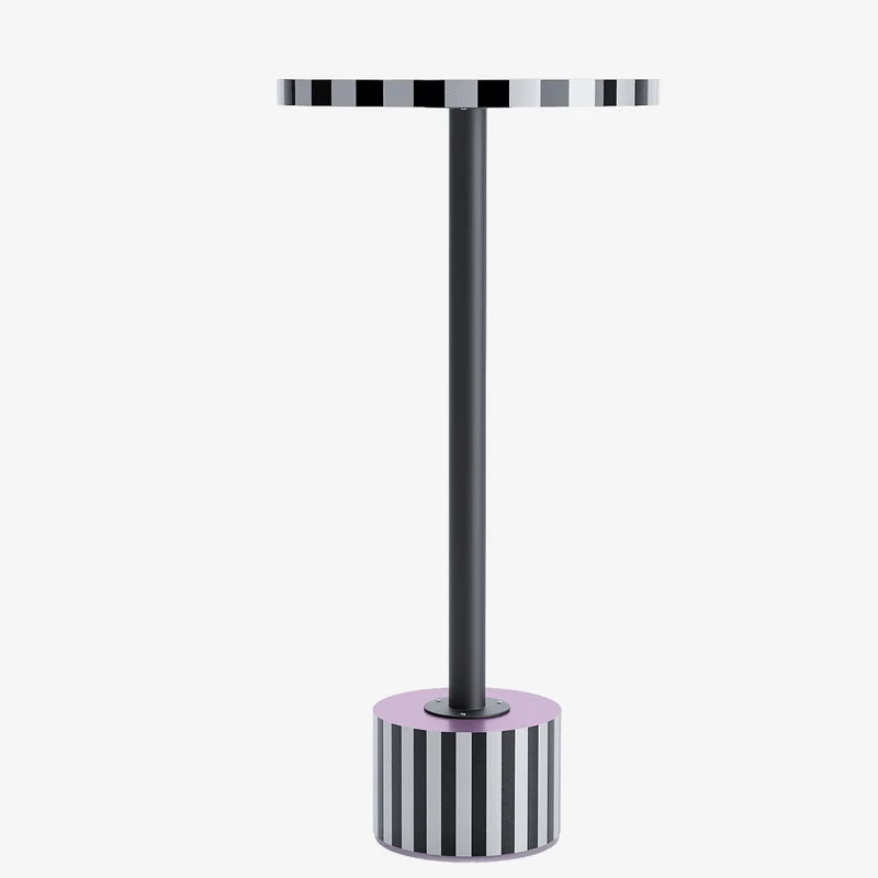 Table d appoint ronde originale couleur lilas Jasmin