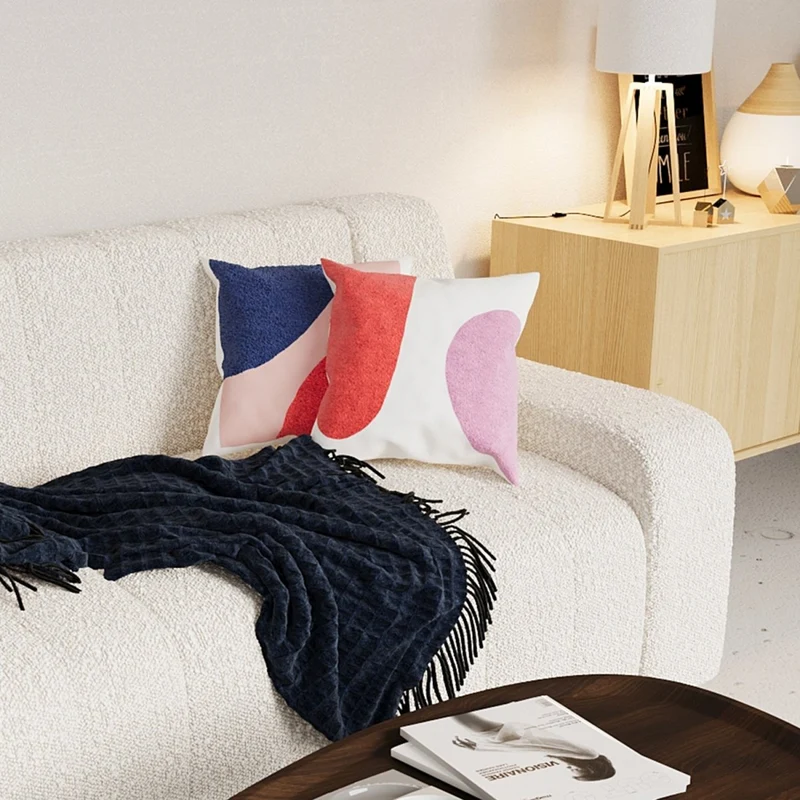 Coussin brod , design moderne et color Lima