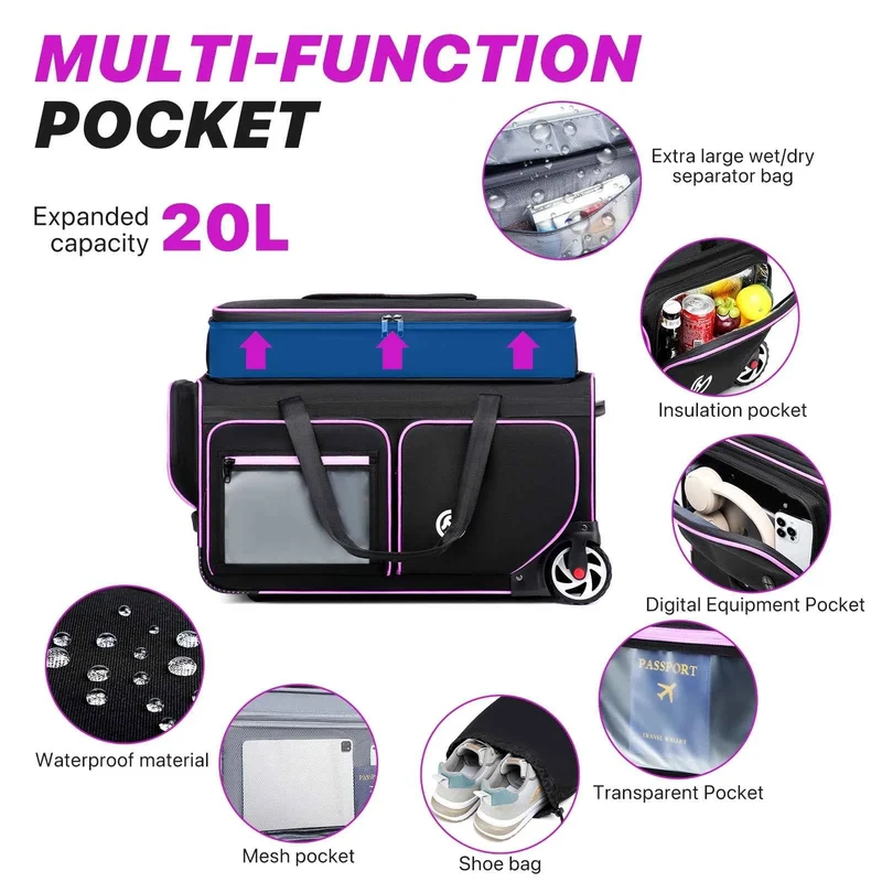 Étendoir à linge pliable valise de voyage intégrée