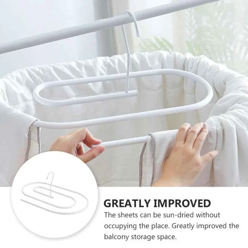 Étendoir à linge intérieur spiral pour couettes