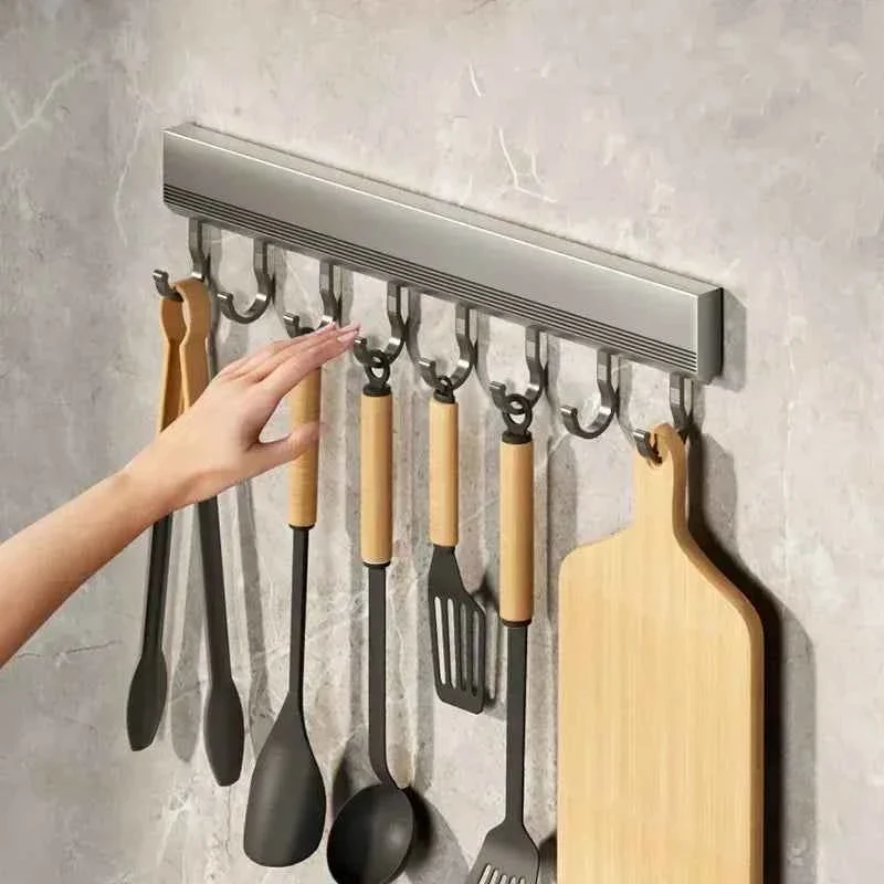 Cintre pour étendoir à linge mural aluminium