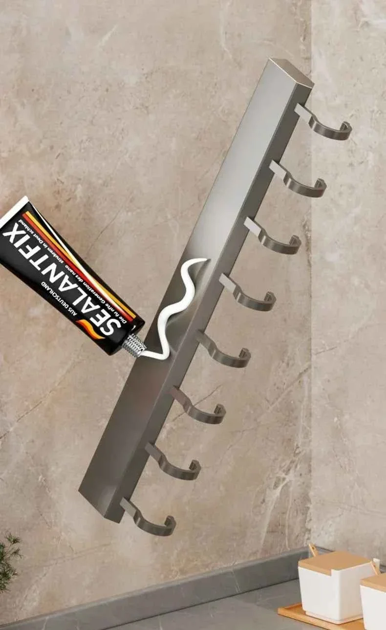 Cintre pour étendoir à linge mural aluminium