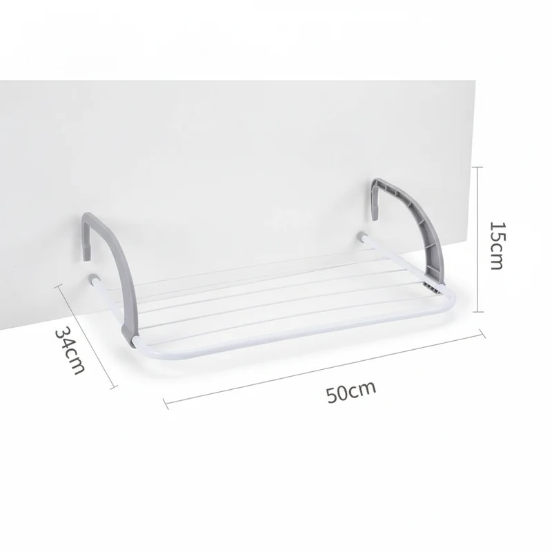 Étendoir à linge pour radiateur pliant en inox