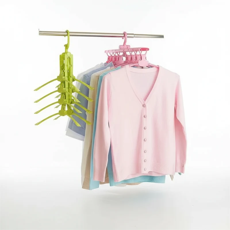 Cintre pour étendoir à linge pliable en plastique
