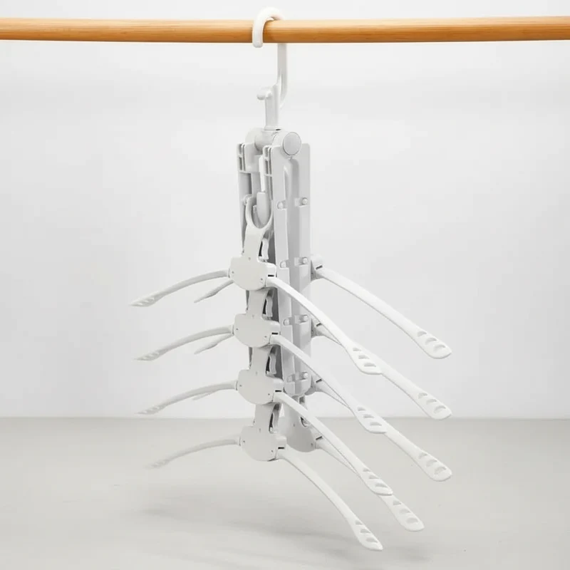 Cintre pour étendoir à linge pliable en plastique