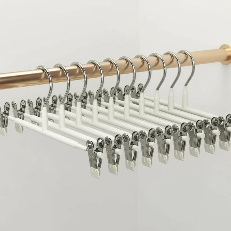 Cintre pour étendoir à linge pour pantalons inox