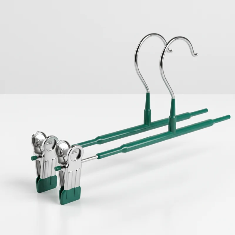 Cintre pour étendoir à linge pour pantalons inox