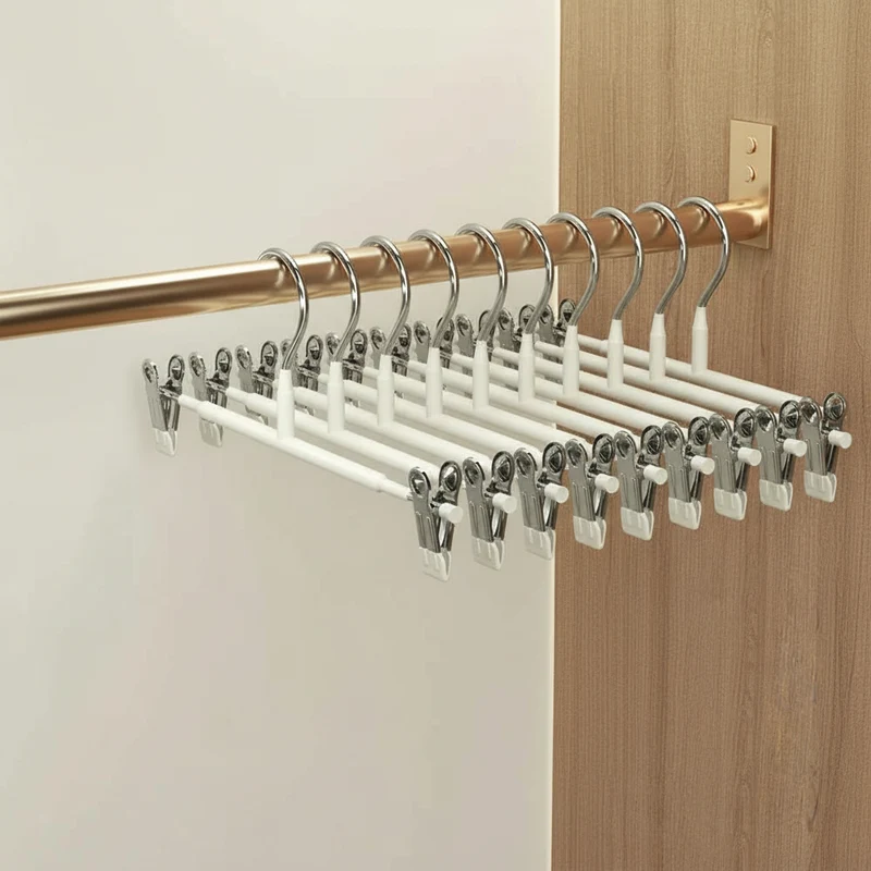 Cintre pour étendoir à linge pour pantalons inox