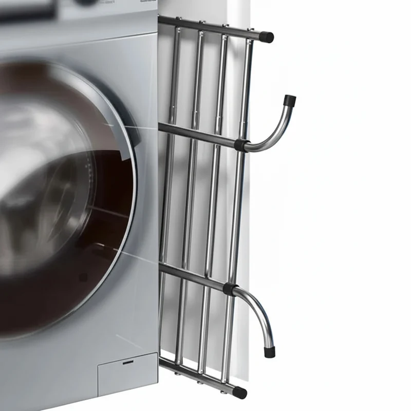 Étendoir à linge pour balcon en inox extensible