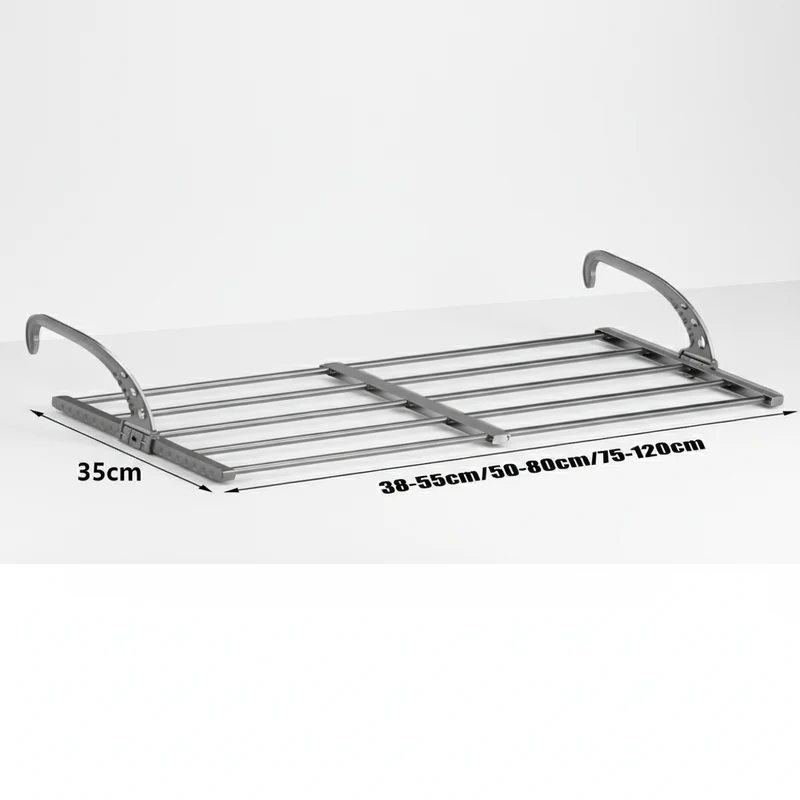 Étendoir à linge pour radiateur extensible pliable