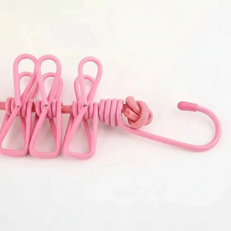 Fil pour étendoir à linge voyage avec 12 pinces