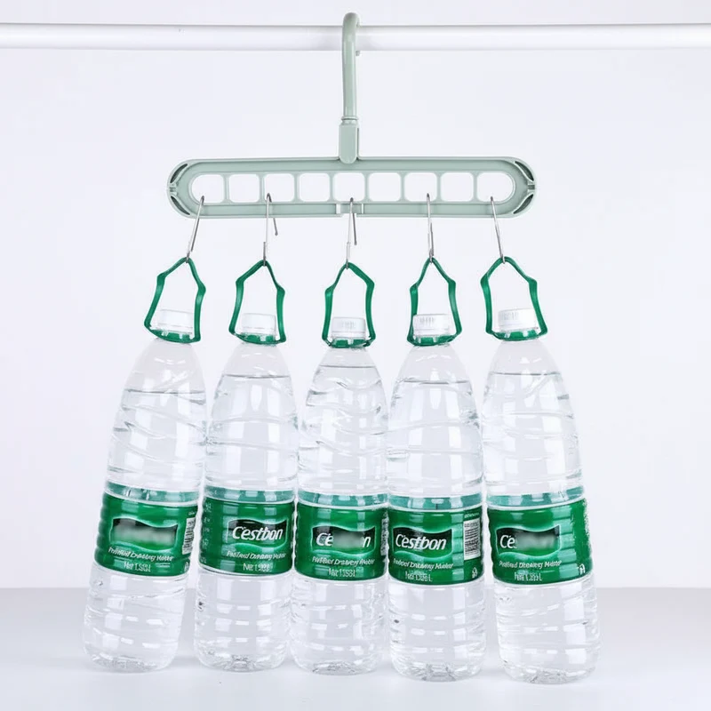 Cintre pour étendoir à linge multifonction 9 trous