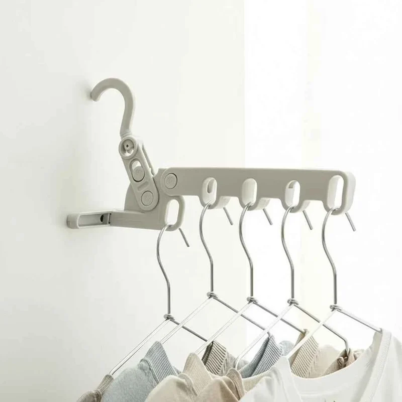 Cintre pour étendoir à linge pliable 5 trous