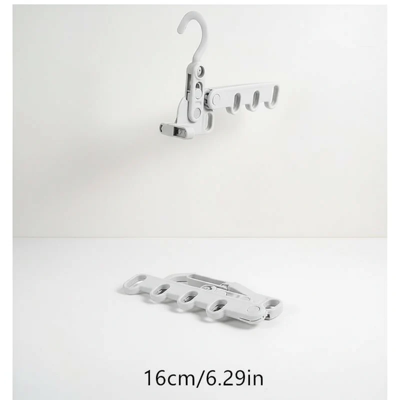 Cintre pour étendoir à linge pliable 5 trous