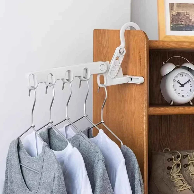 Cintre pour étendoir à linge pliable 5 trous